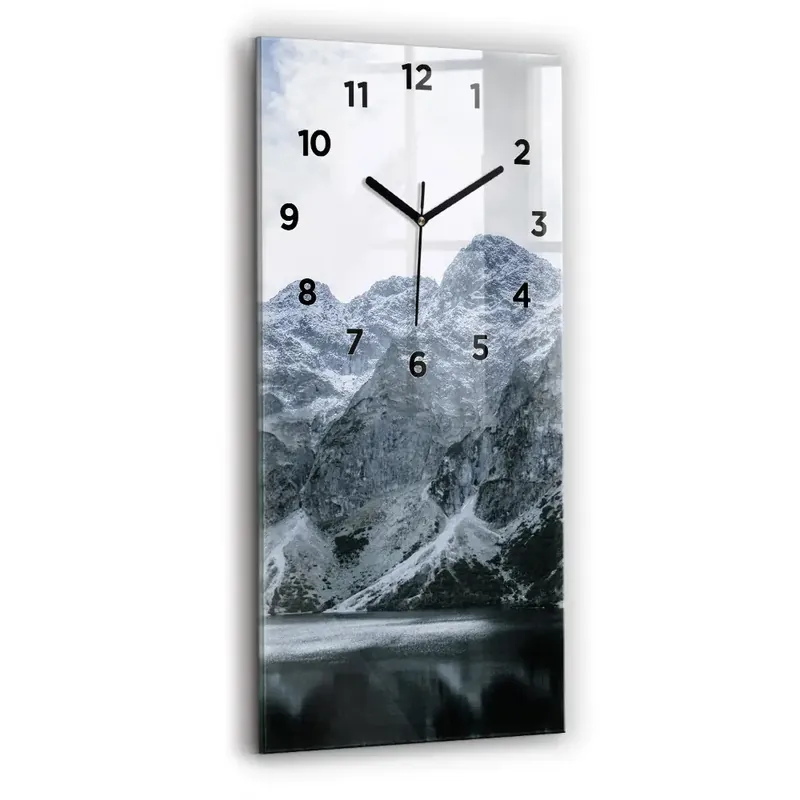 Bestseller Ceas de sticlă pe perete vertical Morskie Oko în Munții Tatra