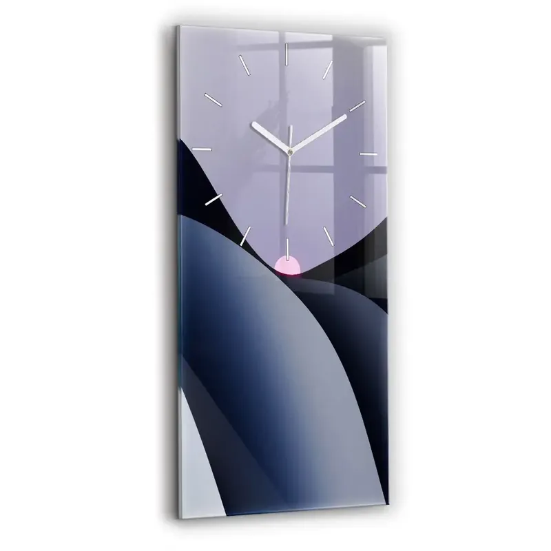 Bestseller Ceas din sticlă dreptunghiular vertical Abstracția Soarelui