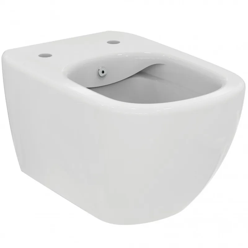 Doar azi Set vas wc suspendat Ideal Standard Tesi RimLS+ cu functie de bideu si capac soft-close slim