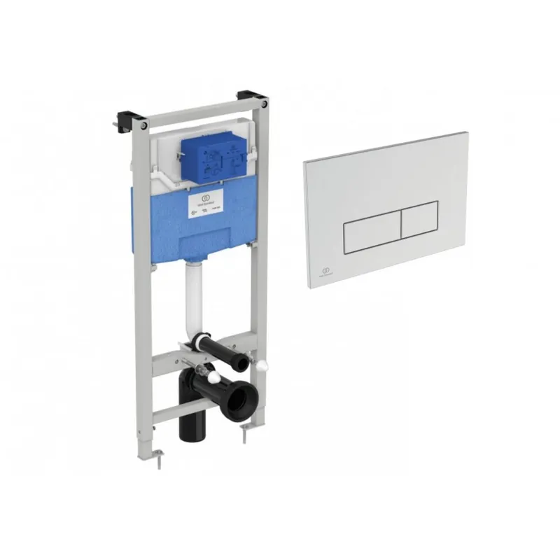 Vezi acum Rezervor incastrat pentru WC Prosys cu clapeta de actionare Oleas M2 crom - Ideal Standard