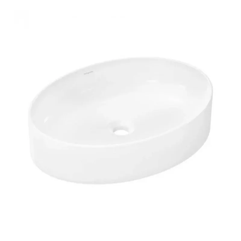 Cel mai bun preț Lavoar pe blat Hansgrohe Xuniva D 55x40 cm alb lucios