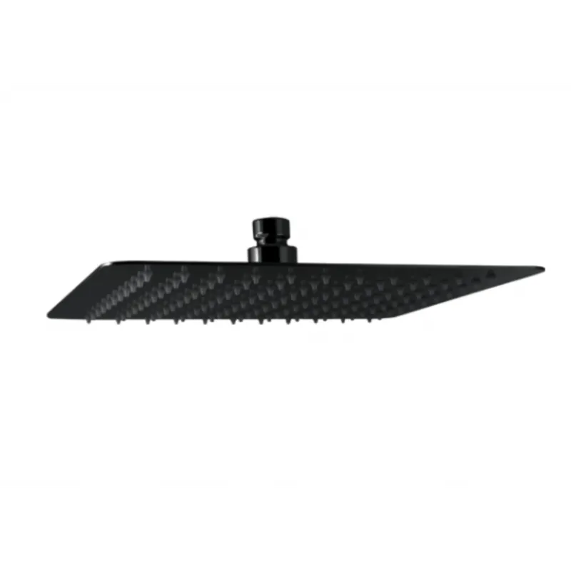 Cap dus fix patrat ultraslim 25x25 cm Wellness - Vema, negru Reducere de preț