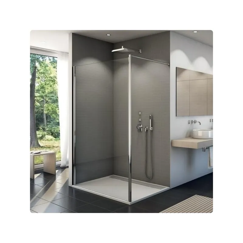 Cel mai vândut Cabina dus Sanswiss Walk-In FUN2+FUD2, 120x120 cm