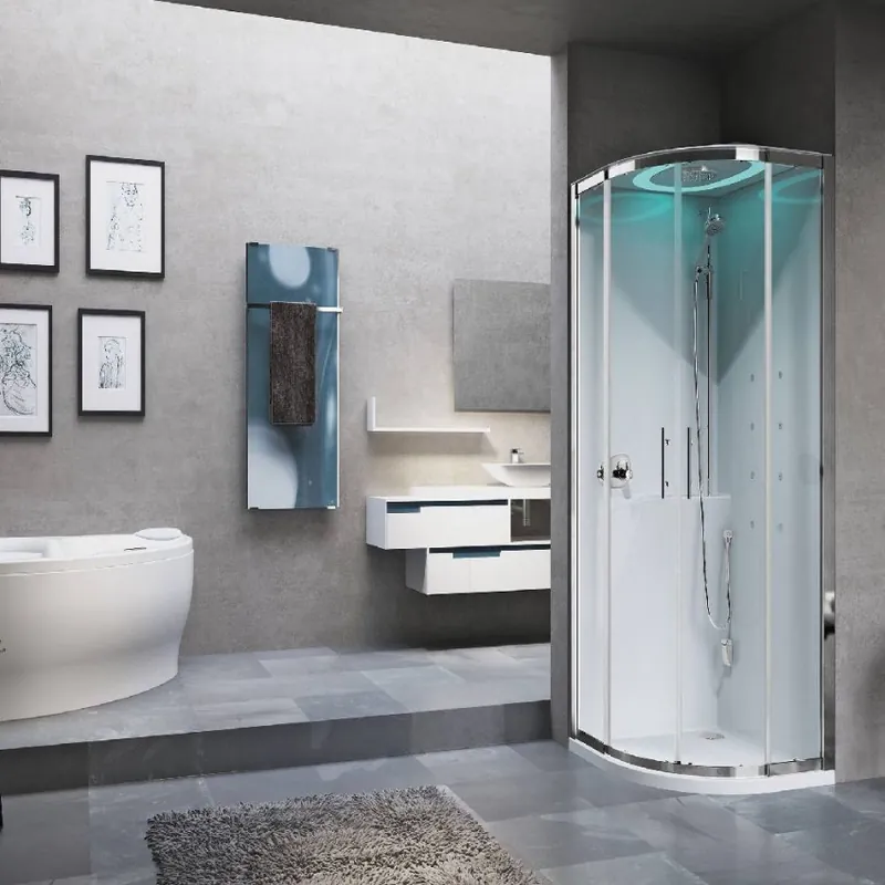 Mai ieftin Cabina dus cu sauna Novellini Hammam Eon R90, 90x90 cm
