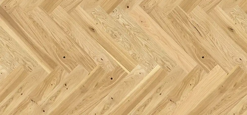 Promoție PARCHET TRIPLU STRATIFICAT 14 MM, BARLINEK, PURE CLASSICO LINE RAMSEY HERRINGBONE, STEJAR, FINISAJ LA­CUIT MAT, ÎMBINARE 5G