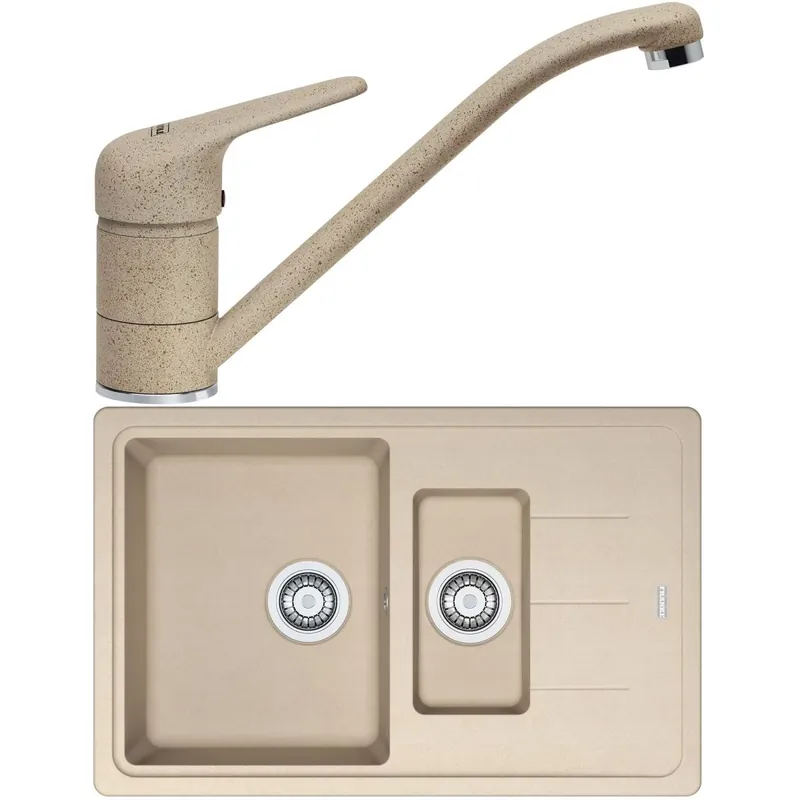 PACHET CHIUVETA FRAGRANITE FRANKE BFG 651-78 + BATERIE NOVARA PLUS, CARTUS CERAMIC, AVENA Nu rata