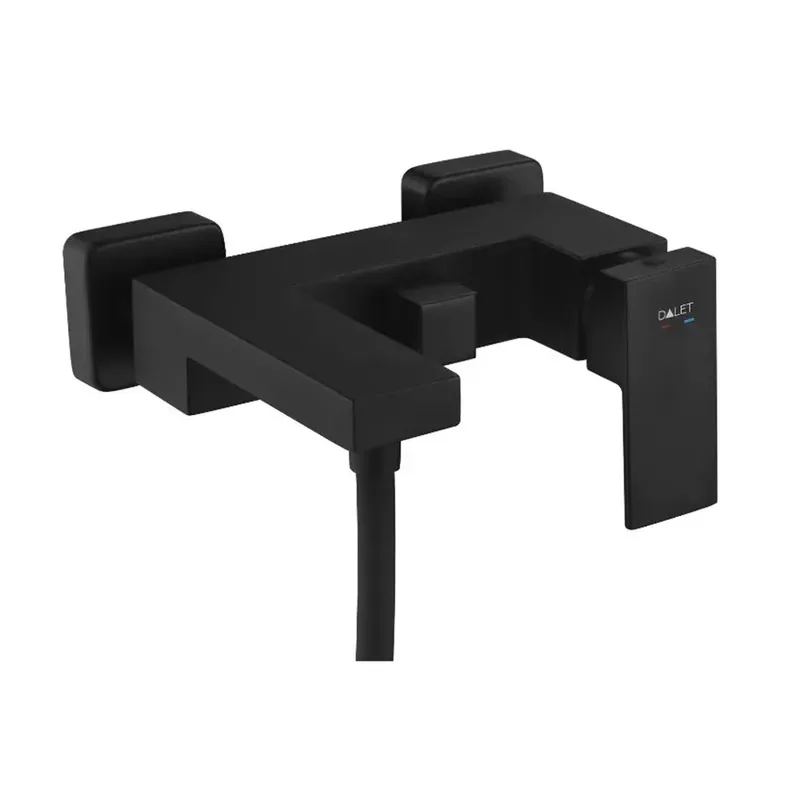 BATERIE BAIE CADA/DUS, DALET, SQUARE, MONOCOMANDA, MONTAJ APLICAT, FINISAJ NEGRU Promoție