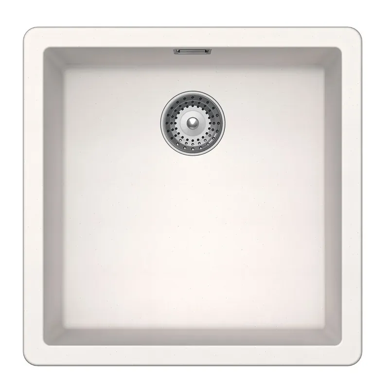 CHIUVETA BUCATARIE SCHOCK GREENWICH N-100 CRISTADUR POLARIS 456 X 456 MM, GRANIT ALB POLAR Mai ieftin