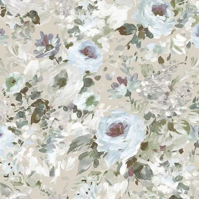 Nu rata Tapet dormitor model cu flori pictate culoare multicolor Ecodeco EE22549