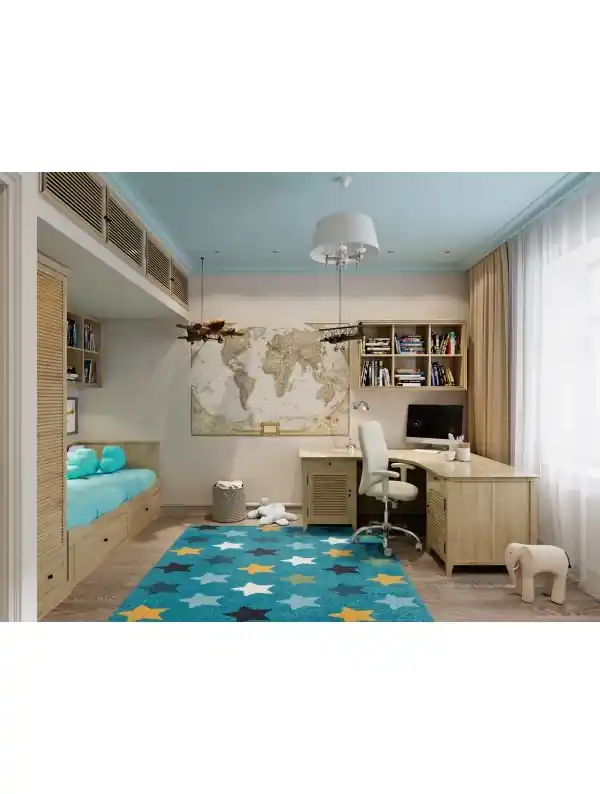 Preț promoțional Covor Play Stelute Albastru E1PMP