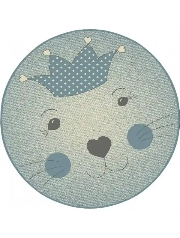 Super ofertă Covor Florence Pisicuta Sky Blue Rotund