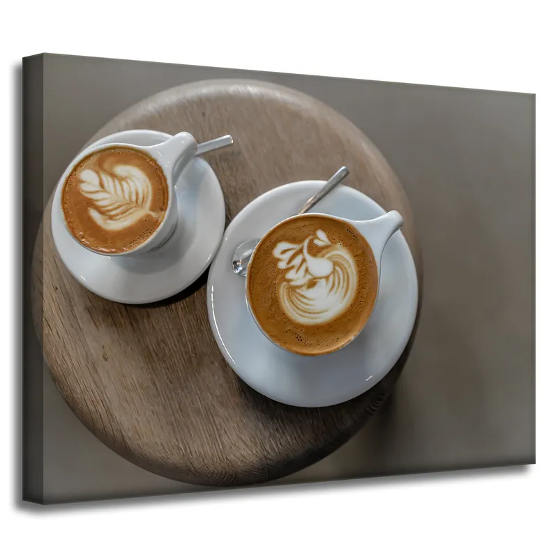 Tablou pe pânză Cești de cafea de bucătărie 40x30 cm Preț promoțional