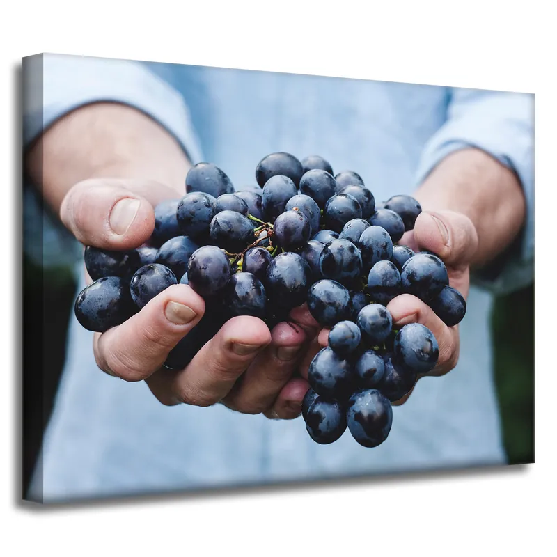 Vezi acum Tablou pe pânză Bucătărie Ciorchine de struguri 40x30 cm