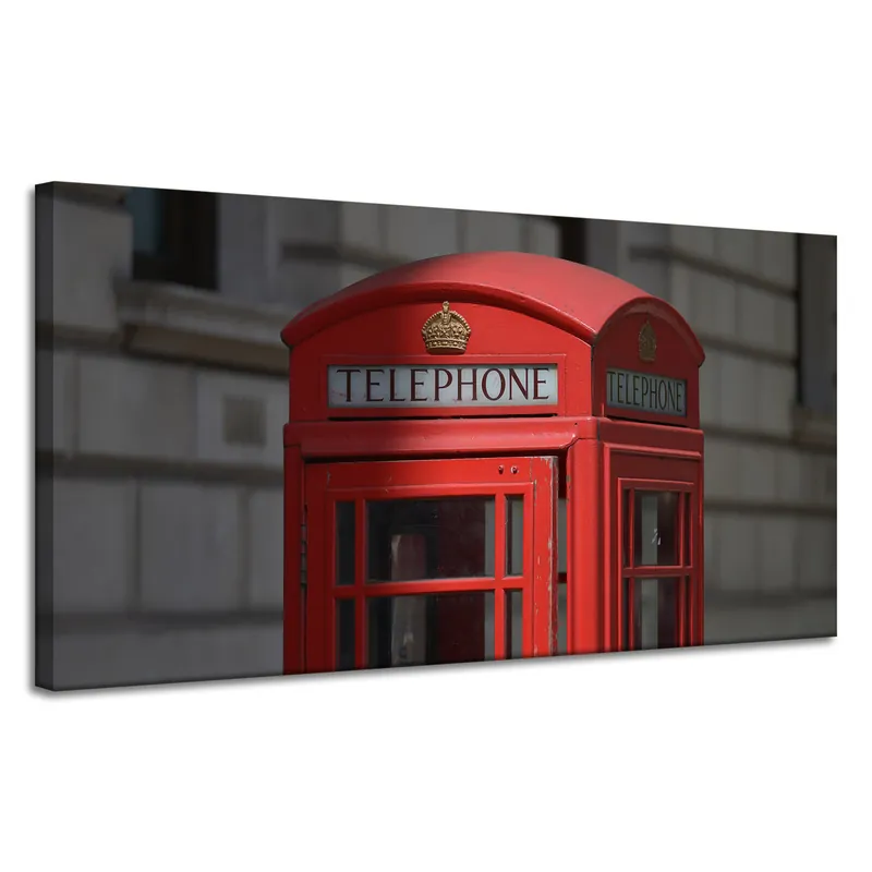 Tablou pe pânză Cabină telefonică Architecture London 120X60 cm Cel mai vândut