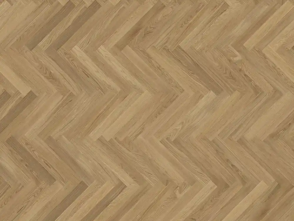 Reducere specială Parchet dublustratificat stejar Oak AB Natural Matt Lacquer Herringbone Kahrs