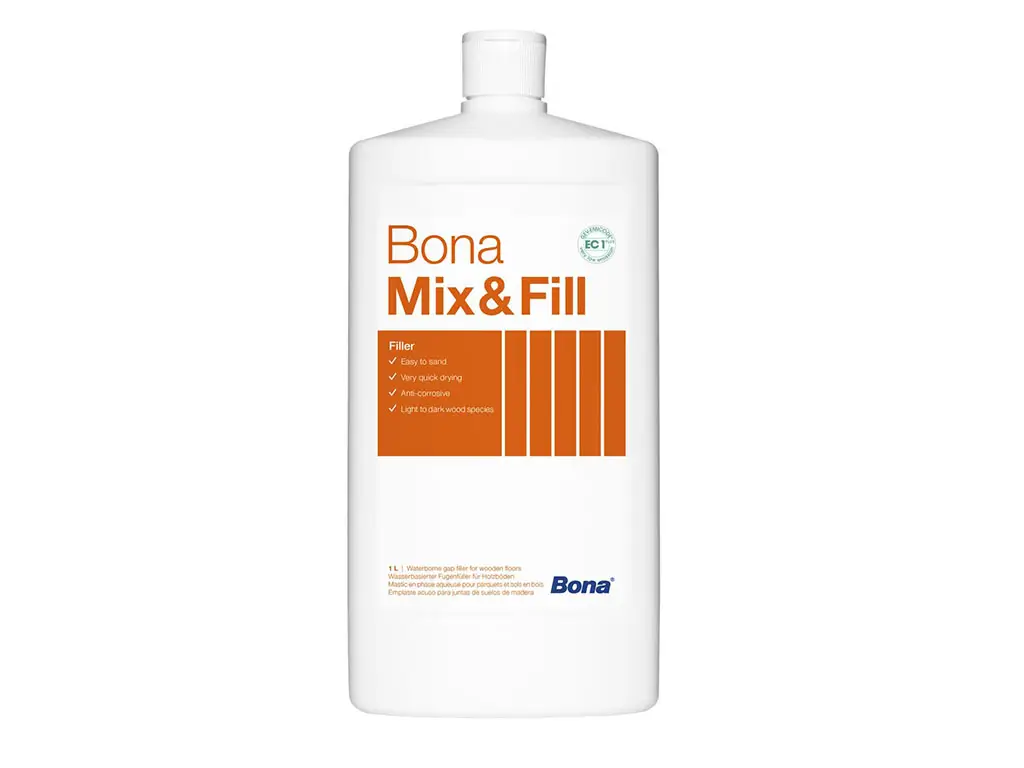 Cel mai vândut Chit de rosturi parchet pe baza de apa Mix & Fill BONA 1 l