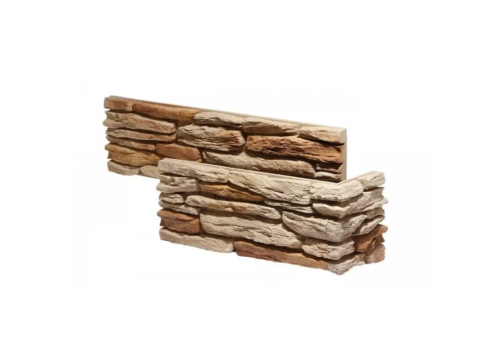 Super ofertă Coltar piatra decorativa crem California 1 STEGU