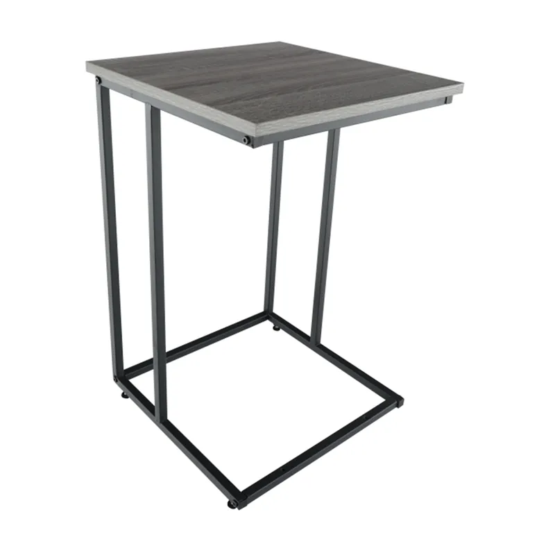 Măsuţă portabilă, stejar/negru, KALA Cel mai vândut