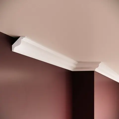 Cumpără online Cornisa poliuretan P824 - 4x4x244 cm
