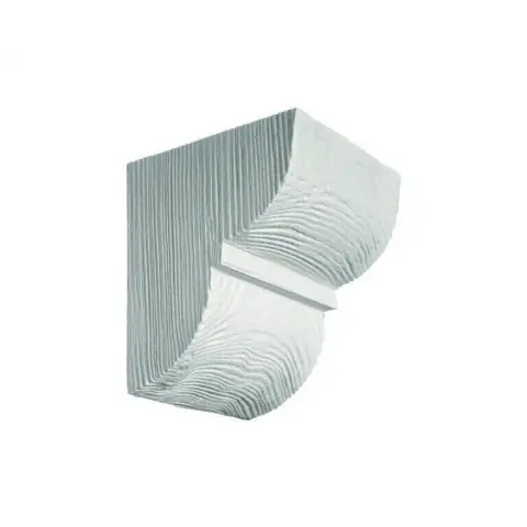 Consola decorativa din poliuretan, alb, modern, ED016W - 12x12x14 cm Retur gratuit