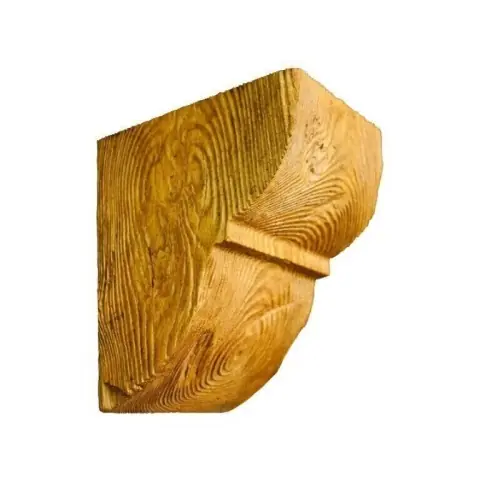 Consola decorativa din poliuretan, maro deschis, rustic, EQ015L - 17x19x22 cm Plată securizată