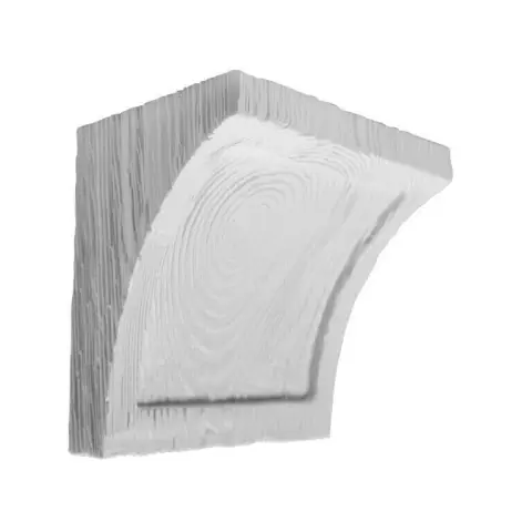Promoție Consola decorativa din poliuretan, alb, rustic, EQ025W - 19x13x18 cm