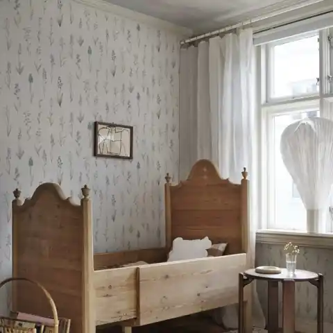 Reducere specială Tapet lavabil, Alma, Misty Blue, Sandberg, 5.3mp / rola