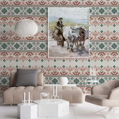 Ofertă limitată Fototapet Romanian traditional inspiration, VLAdiLA