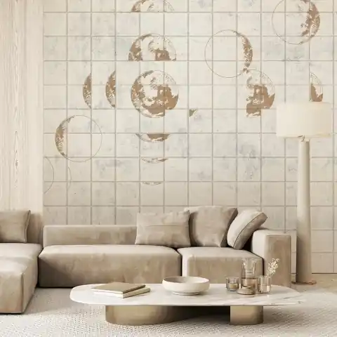 Ofertă Fototapet Lunar Reverie, Cream - personalizat, VLAdiLA