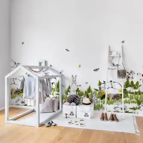 Promoție Fototapet, The Rabbit‘s Playground, Rebel Walls